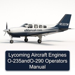 Lycoming Aircraft Engines O-235ando-290 Operators Operator's Manual PDF