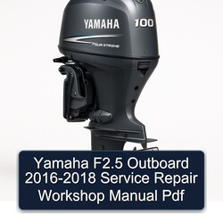 2016-2018 Yamaha F2.5 Outboard Service Repair Workshop Manual PDF