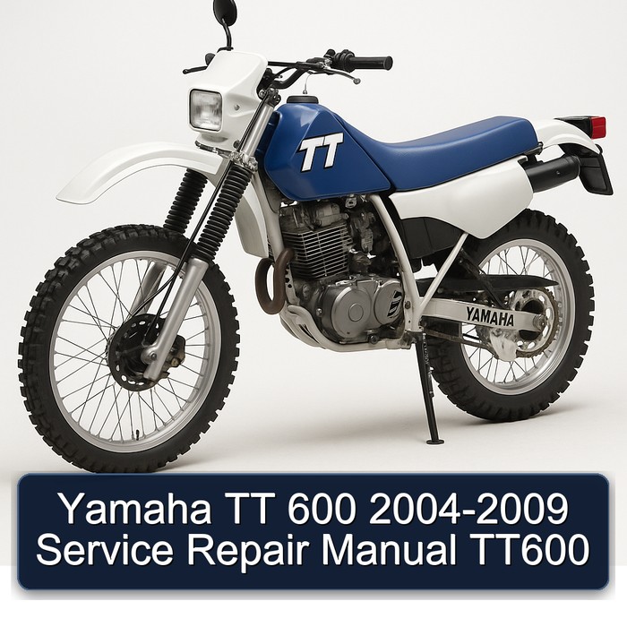 2004-2009 Yamaha TT Models 600 - TT600 Service Repair Workshop Manual PDF