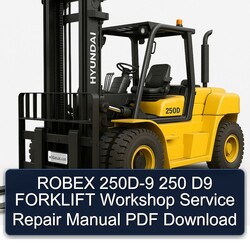 Robex 250D-9 250 D9 Forklift Service Repair Workshop Manual PDF