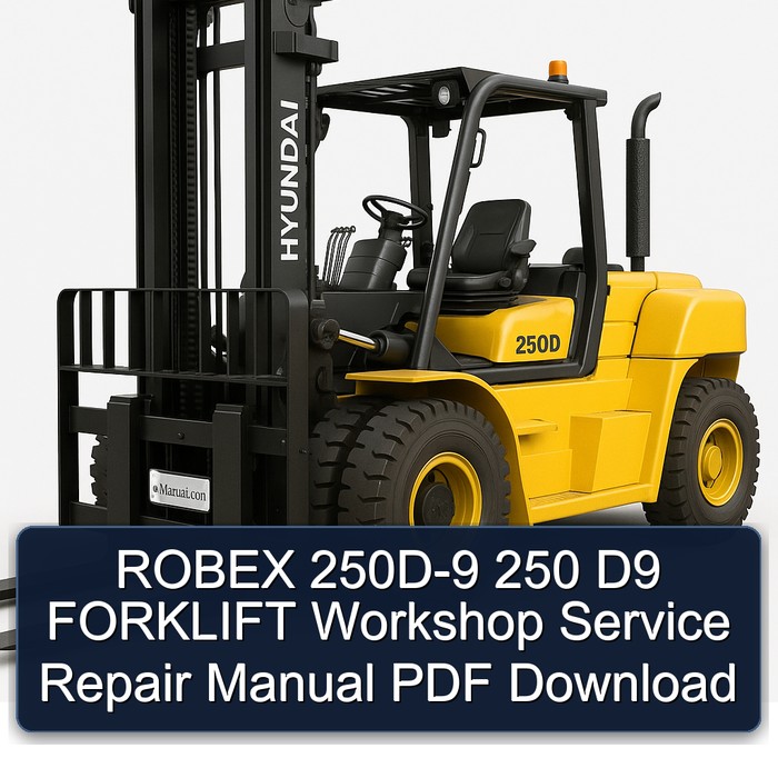Robex 250D-9 250 D9 Forklift Service Repair Workshop Manual PDF