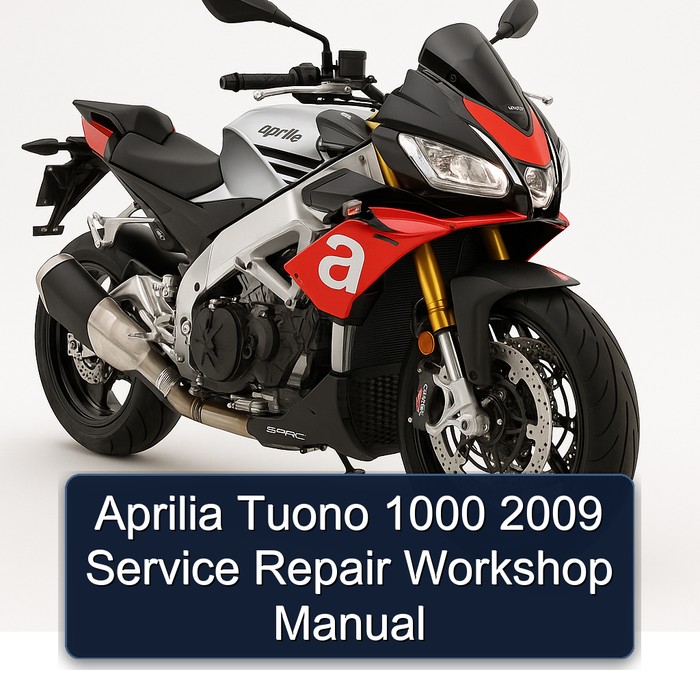 2009 Aprilia Tuono Service Repair Workshop Manual PDF
