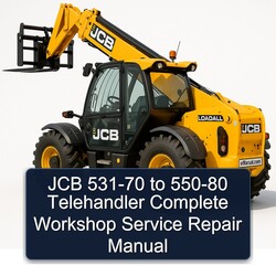 JCB 531-70 550-80 Telehandler Service Repair Workshop Manual PDF