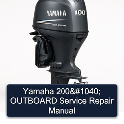 Yamaha 200 1040; Outboard Service Repair Workshop Manual PDF