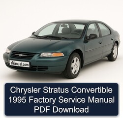 1995 Chrysler Stratus Convertible Service Repair Workshop Manual PDF