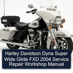 2004 Bajaj Super Harley Davidson Dyna Wide Glide FXD Service Repair Workshop Manual PDF