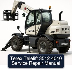 Terex Telelift 3512 4010 Service Repair Workshop Manual PDF