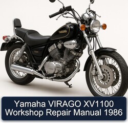 1986 Yamaha Virago XV1100 Service Repair Workshop Manual PDF
