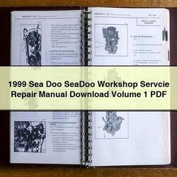 1999 Sea Doo Seadoo Servcie Volume 1 Service Repair Workshop Manual PDF
