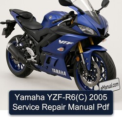 2005 Yamaha YZF Models Yzf-r6(c) Service Repair Workshop Manual PDF