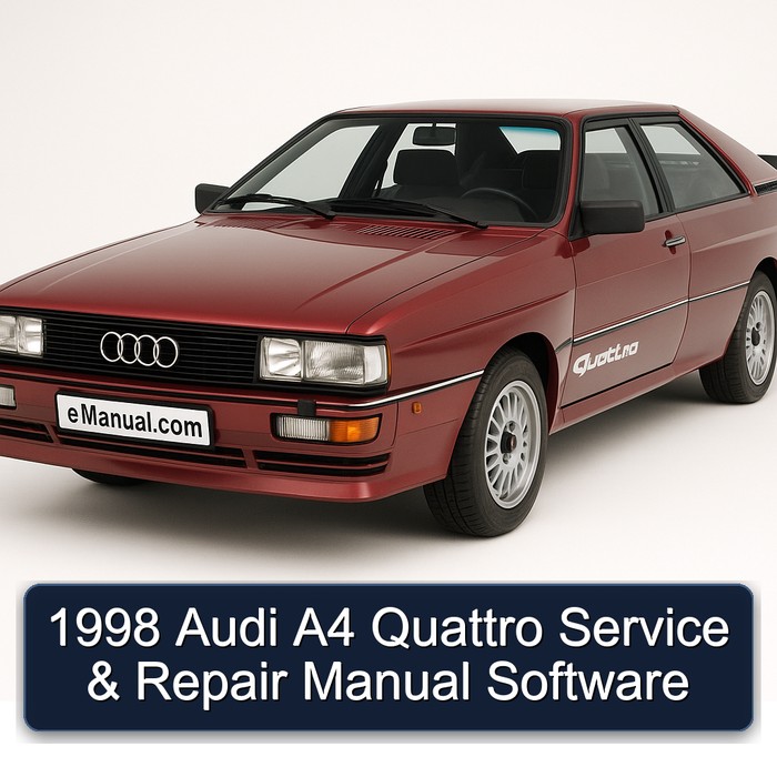 1998 Audi Quattro A4 Software Service Repair Workshop Manual PDF