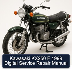1999 Kawasaki KX Series KX250 F Digital Service Repair Workshop Manual PDF