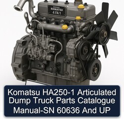 Komatsu 4 FA 1 HA250-1 Articulated Dump Truck -sn 60636 UP Parts Catalog PDF
