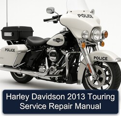 2013 Harley Davidson Touring Service Repair Workshop Manual PDF