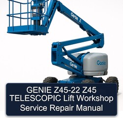 Genie Z45-22 Z45 Telescopic Lift Service Repair Workshop Manual PDF