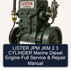 Isuzu Marine Lister JPM JKM 2 3 Cylinder Diesel Engine Service Repair Workshop Manual PDF