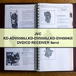 JVC Kd-adv5580j Kd-dv5500j Kd-dv4504ui Dvd/cd Receiver Service Repair Workshop Manual PDF