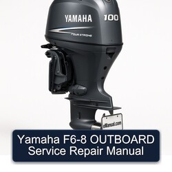 Yamaha F6-8 Outboard Service Repair Workshop Manual PDF