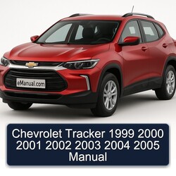 1999-2005 Chevrolet Tracker Service Repair Workshop Manual PDF