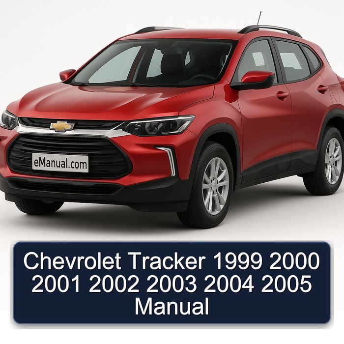 1999-2005 Chevrolet Tracker Service Repair Workshop Manual PDF