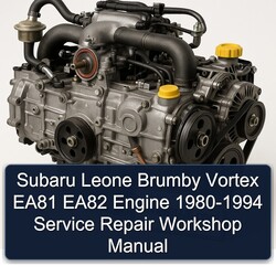 1980-1994 Subaru EA Series Leone Brumby Vortex EA81 EA82 Engine Service Repair Workshop Manual PDF