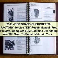 2001 Jeep Grand Cherokee WJ /diy (free Preview FSM ) Service Repair Workshop Manual PDF