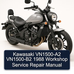 1988 Kawasaki Vulcan Vn1500-a2 Vn1500-b2 Service Repair Workshop Manual PDF