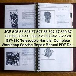 JCB Telescopic Handler Series Service Repair Workshop Manual PDF
