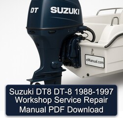 1988-1997 Suzuki DT8 DT-8 Service Repair Workshop Manual PDF