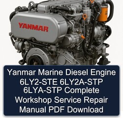 Yanmar Marine Diesel Engine 6LY2-STE 6LY2A-STP 6LYA-STP Service Repair Workshop Manual PDF