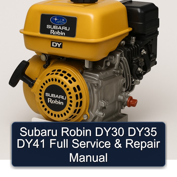 Subaru Robin DY Models DY30 DY35 DY41 Service Repair Workshop Manual PDF