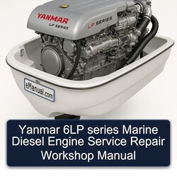 Yanmar 6LP Series Marine Diesel Engine Service Repair Workshop Manual PDF