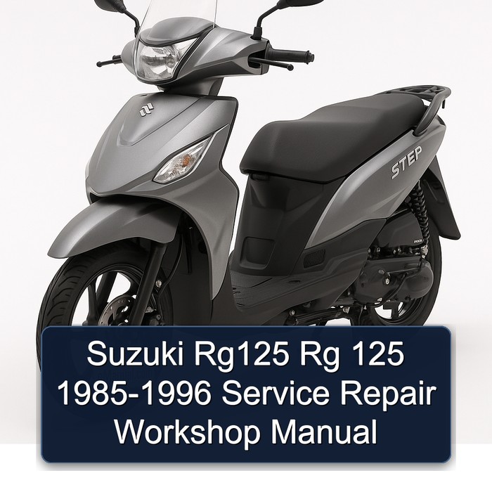 1985-1996 Suzuki UY Step Models RG125 Rg 125 Service Repair Workshop Manual PDF