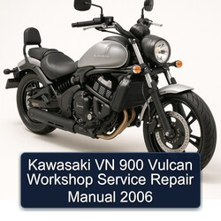 Kawasaki VN 900 Vulcan Workshop Manual de servicio y reparación 2006 