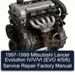 1997-1999 Mitsubishi Lancer Evolution Iv/v/vi (evo 4/5/6) Service Repair Workshop Manual PDF