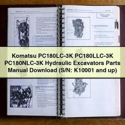 Komatsu Pc180lc-3k Pc180llc-3k Pc180nlc-3k Hydraulic Excavators Parts (s/n: K10001 Up) Catalog PDF