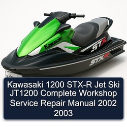 2002-2003 Kawasaki 1200 STX-R Jet Ski JT1200 Service Repair Workshop Manual PDF