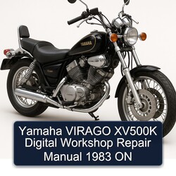 1983 Yamaha Virago XV500K Digital ON Service Repair Workshop Manual PDF