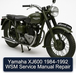 1984-1992 Triumph TRW Yamaha XJ600 - WSM Service Repair Workshop Manual PDF