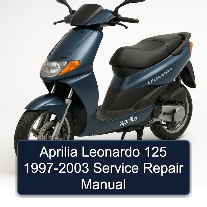 1997-2003 Aprilia Leonardo Service Repair Workshop Manual PDF
