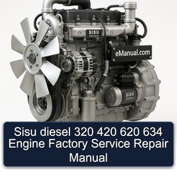 Sisu 634 Series Diesel 320 420 620 Engine Service Repair Workshop Manual PDF