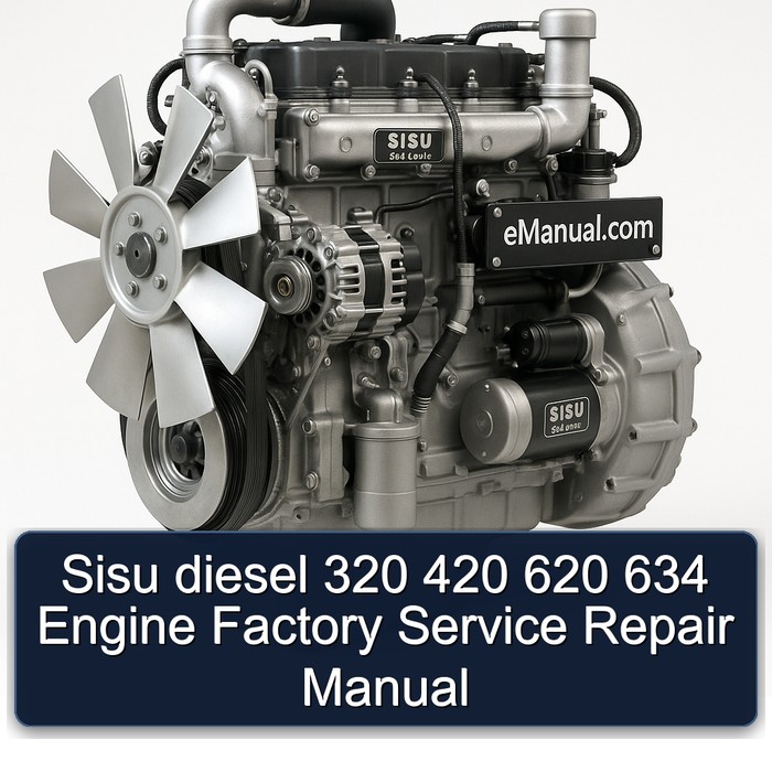Sisu 634 Series Diesel 320 420 620 Engine Service Repair Workshop Manual PDF
