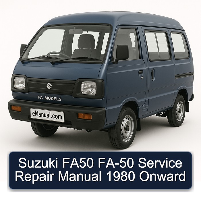 1980 Suzuki FA Models FA50 FA-50 Onward Service Repair Workshop Manual PDF