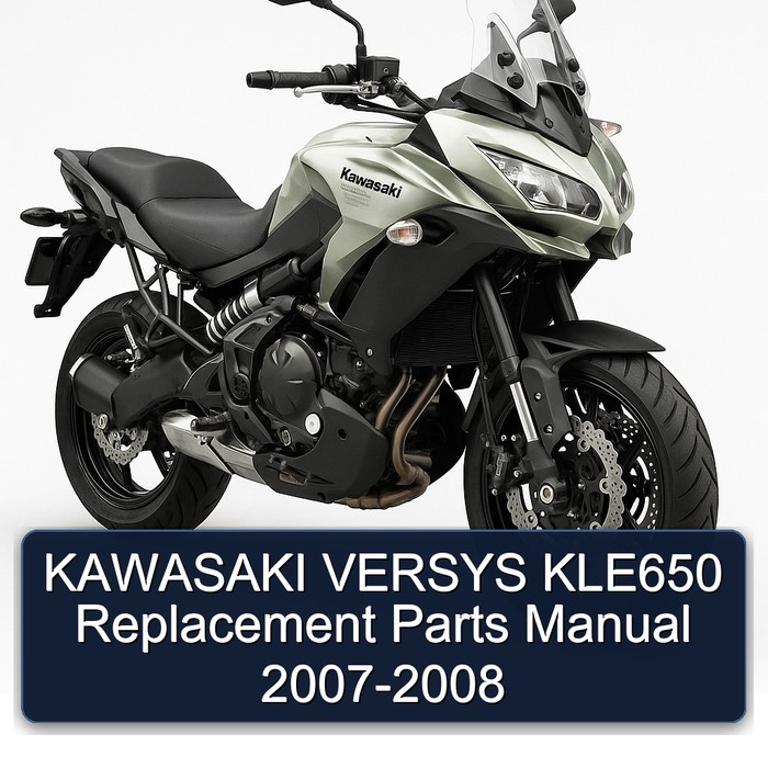 2007-2008 Kawasaki Versys KLE650 Replacement Parts Catalog PDF