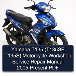 2005 Yamaha T135 (t135se T135s) Motorcycle -present Service Repair Workshop Manual PDF