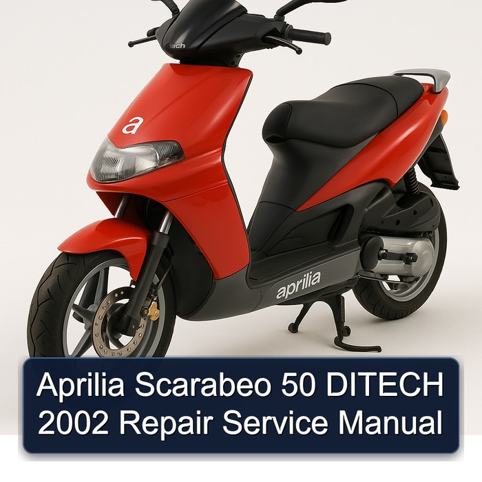 2002 Aprilia Scarabeo 50 Ditech Service Repair Workshop Manual PDF