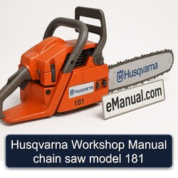 Husqvarna Chain Saw Model 181 Service Repair Workshop Manual PDF