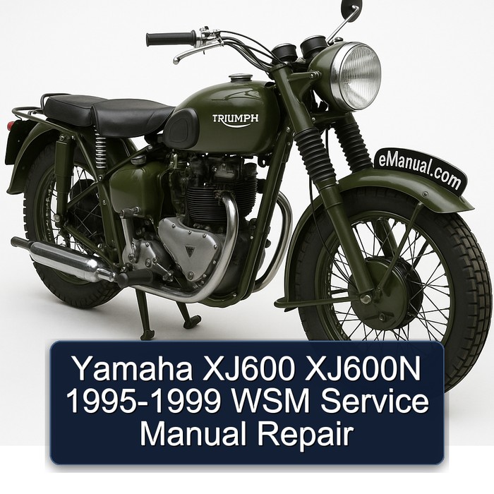 1995-1999 Triumph TRW Yamaha XJ600 XJ600N - WSM Service Repair Workshop Manual PDF