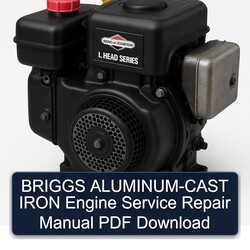 Briggs And Stratton L Head Series Aluminum-cast Iron Engine Service Repair Workshop Manual PDF