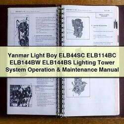 Yanmar Light Boy ELB44SC ELB114BC ELB144BW ELB144BS Lighting Tower System Operation Service Repair Workshop Manual PDF